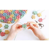 Maxbell 40g Cotton Lace Crochet Yarn Lot for Knitting Crafts DIY Crocheting Blue