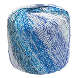 Maxbell 40g Cotton Lace Crochet Yarn Lot for Knitting Crafts DIY Crocheting Blue