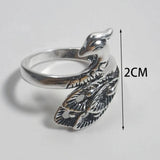 Maxbell 3PCS Knitting Loop Crochet Loop Knitting Ring Finger Decoration Phoenix