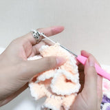 Maxbell 3PCS Knitting Loop Crochet Loop Knitting Ring Finger Decoration Phoenix