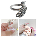 Maxbell 3PCS Knitting Loop Crochet Loop Knitting Ring Finger Decoration Phoenix