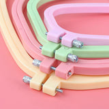 Maxbell 4/5Pcs Embroidery Hoop Ring Cross-Stitch Sewing Frame Loop DIY Craft 4Pcs