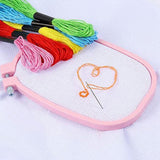 Maxbell 4/5Pcs Embroidery Hoop Ring Cross-Stitch Sewing Frame Loop DIY Craft 4Pcs