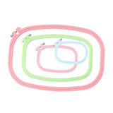 Maxbell 4/5Pcs Embroidery Hoop Ring Cross-Stitch Sewing Frame Loop DIY Craft 4Pcs