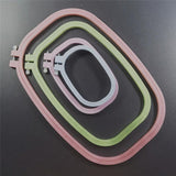 Maxbell 4/5Pcs Embroidery Hoop Ring Cross-Stitch Sewing Frame Loop DIY Craft 4Pcs