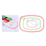 Maxbell 4/5Pcs Embroidery Hoop Ring Cross-Stitch Sewing Frame Loop DIY Craft 4Pcs