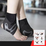 Foot Ankle Support Brace Strap Compression Bandage Basketball Protector M