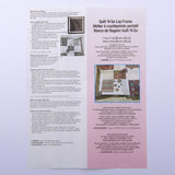Maxbell White Tapestry Scroll Embroidery Frame Cross Stitch DIY Craft Sewing Tool 36x36cm