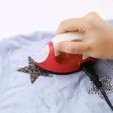 Maxbell Mini Heat Press Machine Iron on Sewing Patches Silver White AB