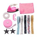 Maxbell Mini Heat Press Machine Iron on Sewing Patches Multicolor