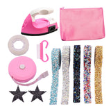 Maxbell Mini Heat Press Machine Iron on Sewing Patches Multicolor