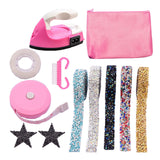 Maxbell Mini Heat Press Machine Iron on Sewing Patches Multicolor