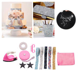 Maxbell Mini Heat Press Machine Iron on Sewing Patches Multicolor