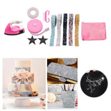 Maxbell Mini Heat Press Machine Iron on Sewing Patches Multicolor