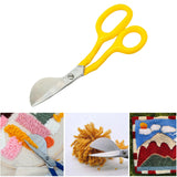 Maxbell 7 inch Embroidery Scissors Shears Metal Paddle Shaped Needlework Craft