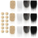 Maxbell Faux Fur Fabric Gnome Beard Costume Clothing Party Supplies Toy Dwarf Craft
