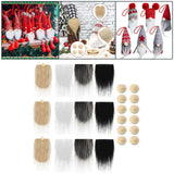 Maxbell Faux Fur Fabric Gnome Beard Costume Clothing Party Supplies Toy Dwarf Craft