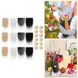 Maxbell Faux Fur Fabric Gnome Beard Costume Clothing Party Supplies Toy Dwarf Craft
