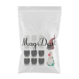 Maxbell 12Pcs Faux Fur Fabric Gnome Beard DIY Craft Toy for Holiday Cosplay Supplies