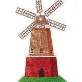 Maxbell Ornaments Painting by Numbers Kit Diamond Painting Decorations Home Decor Windmill
