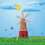 Maxbell Ornaments Painting by Numbers Kit Diamond Painting Decorations Home Decor Windmill