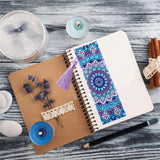 Maxbell 5D Beaded Painting Bookmarks Floral Diamond Painting Bookmark Kit for Gifts B