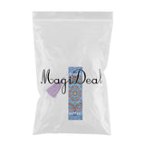 Maxbell 5D Beaded Painting Bookmarks Floral Diamond Painting Bookmark Kit for Gifts C