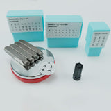 Maxbell Metal Leather Stamping Kit for Jewelry Making Imprinting Numbers Stamp Punch