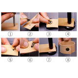 Maxbell DIY Leather Craft Tool for Punch Hole and Install Rivet Button Heavy Duty