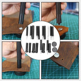 Maxbell DIY Leather Craft Tool for Punch Hole and Install Rivet Button Heavy Duty