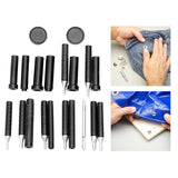 Maxbell DIY Leather Craft Tool for Punch Hole and Install Rivet Button Heavy Duty