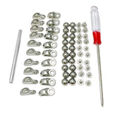 Maxbell Shoe Lace Hooks DIY Crafts for Camping Shoes Hiking Shoes Repairing Shoes