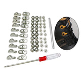 Maxbell Shoe Lace Hooks DIY Crafts for Camping Shoes Hiking Shoes Repairing Shoes