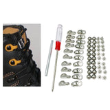 Maxbell Shoe Lace Hooks DIY Crafts for Camping Shoes Hiking Shoes Repairing Shoes