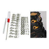 Maxbell Shoe Lace Hooks DIY Crafts for Camping Shoes Hiking Shoes Repairing Shoes