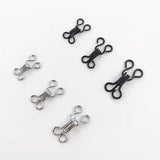 Maxbell 120 Pairs Hook and Eye Fasteners Bra for Trousers 3 Sizes Dress Skirt Collar