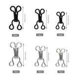 Maxbell 120 Pairs Hook and Eye Fasteners Bra for Trousers 3 Sizes Dress Skirt Collar
