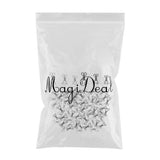 Maxbell 120 Pairs Hook and Eye Fasteners Bra for Trousers 3 Sizes Dress Skirt Collar