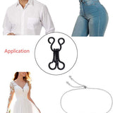 Maxbell 120 Pairs Hook and Eye Fasteners Bra for Trousers 3 Sizes Dress Skirt Collar