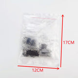 Maxbell 120 Pairs Hook and Eye Fasteners Bra for Trousers 3 Sizes Dress Skirt Collar