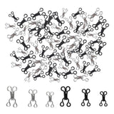 Maxbell 120 Pairs Hook and Eye Fasteners Bra for Trousers 3 Sizes Dress Skirt Collar