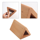 Maxbell Leather Bending Handmade Wood Beech Material Bend Hand Fixed Mold 3 Angle