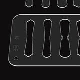 Maxbell Leather Acrylic Template Set Keychain Pattern Stencil DIY Handmade Tool No 3