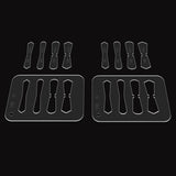 Maxbell Leather Acrylic Template Set Keychain Pattern Stencil DIY Handmade Tool No 3