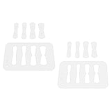 Maxbell Leather Acrylic Template Set Keychain Pattern Stencil DIY Handmade Tool No 3