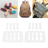 Maxbell Leather Acrylic Template Set Keychain Pattern Stencil DIY Handmade Tool No 3