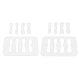 Maxbell Leather Acrylic Template Set Keychain Pattern Stencil DIY Handmade Tool No 3