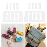Maxbell Leather Acrylic Template Set Keychain Pattern Stencil DIY Handmade Tool No 3