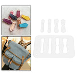 Maxbell Leather Acrylic Template Set Keychain Pattern Stencil DIY Handmade Tool No 3