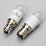 Maxbell 2Pcs Universal Sewing Machine LED Light Bulb E14 BA15D Screw in Type 220V